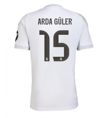 Real Madrid Arda Guler #15 Replik Heimtrikot 2025-26 Kurzarm